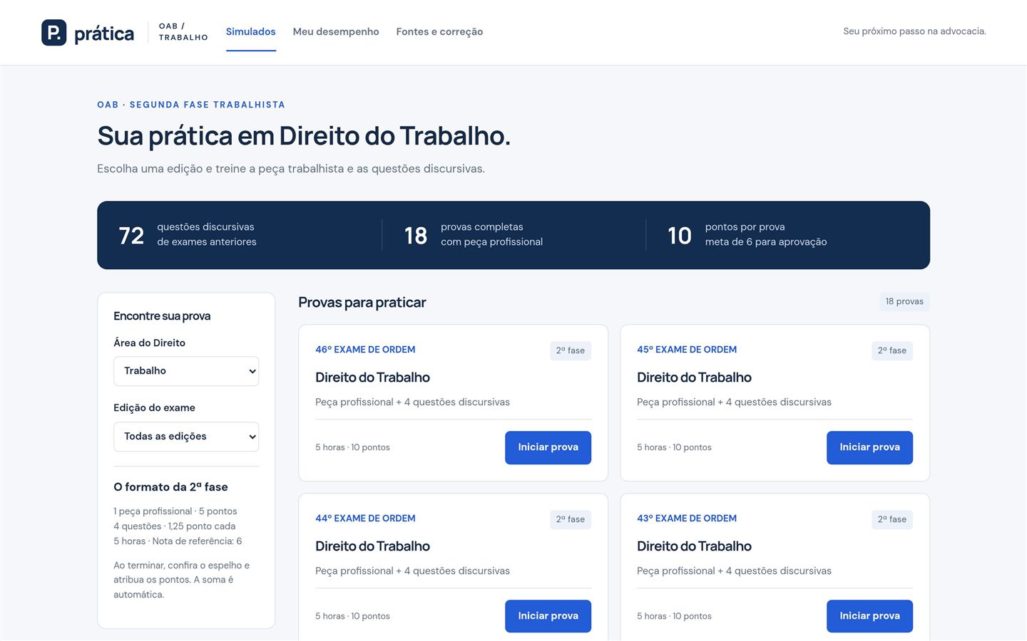 Pratica web app